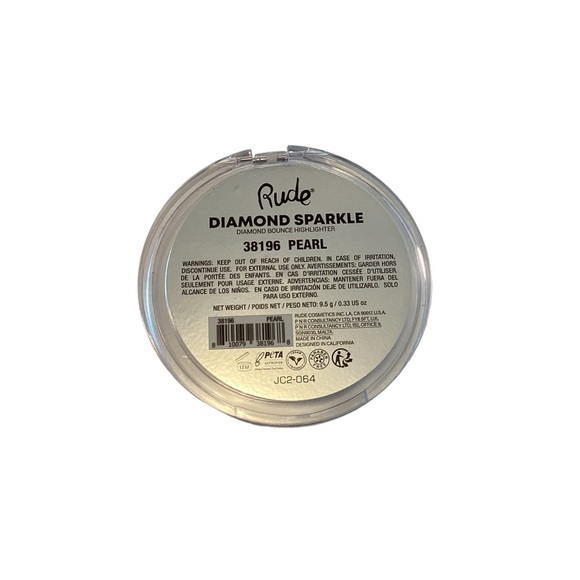 Rude Diamond Sparkle Highlighter PEARL 38196 Face, Body Highlighter - Picture 5 of 7
